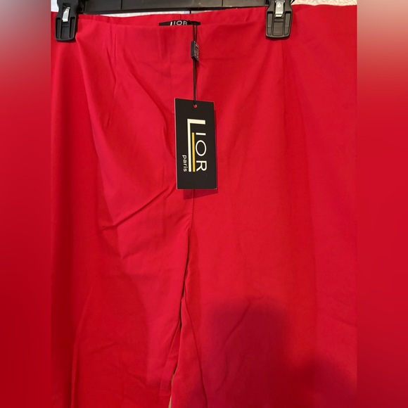 NWT Lior Red Straight Leg Women's Pants. Size 16. - Picture 4 of 8